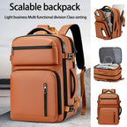 Sac à dos ordinateur 15,6 pouces extensible en simili cuir