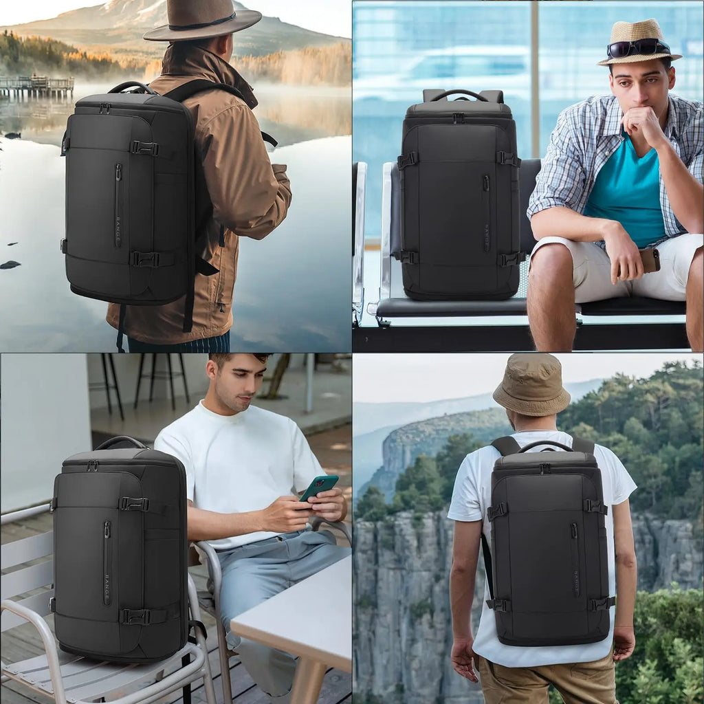 Sac à dos ordinateur 15,6 pouces 40 L, chaussures et linge à part