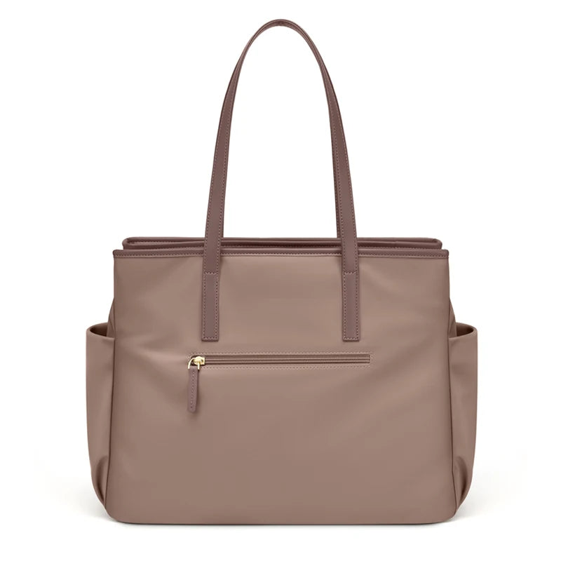 Sac ordinateur femme en nylon, cloison ordinateur 15,6 pouces