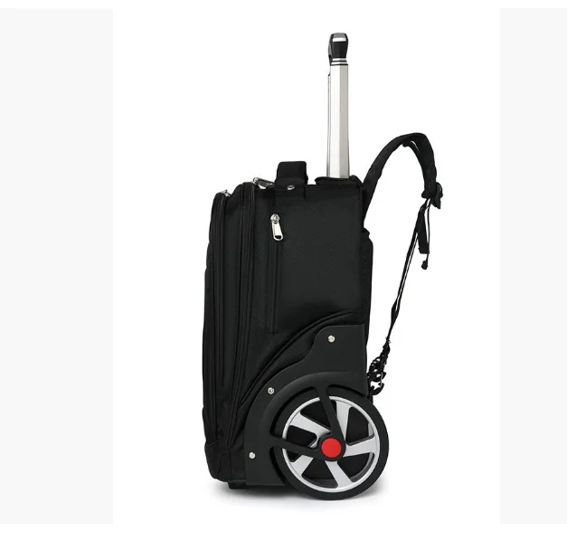 Sac à dos ordinateur à roulettes 15,6 pouces avec grandes roues