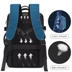 Sac à dos ordinateur homme 17,3 pouces extensible, port USB