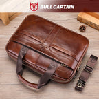Sacoche ordinateur cuir homme 15 pouces en cuir de vache, bandoulière