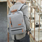 Sac à dos ordinateur en lot de 3 avec sacoche et pochette, nylon