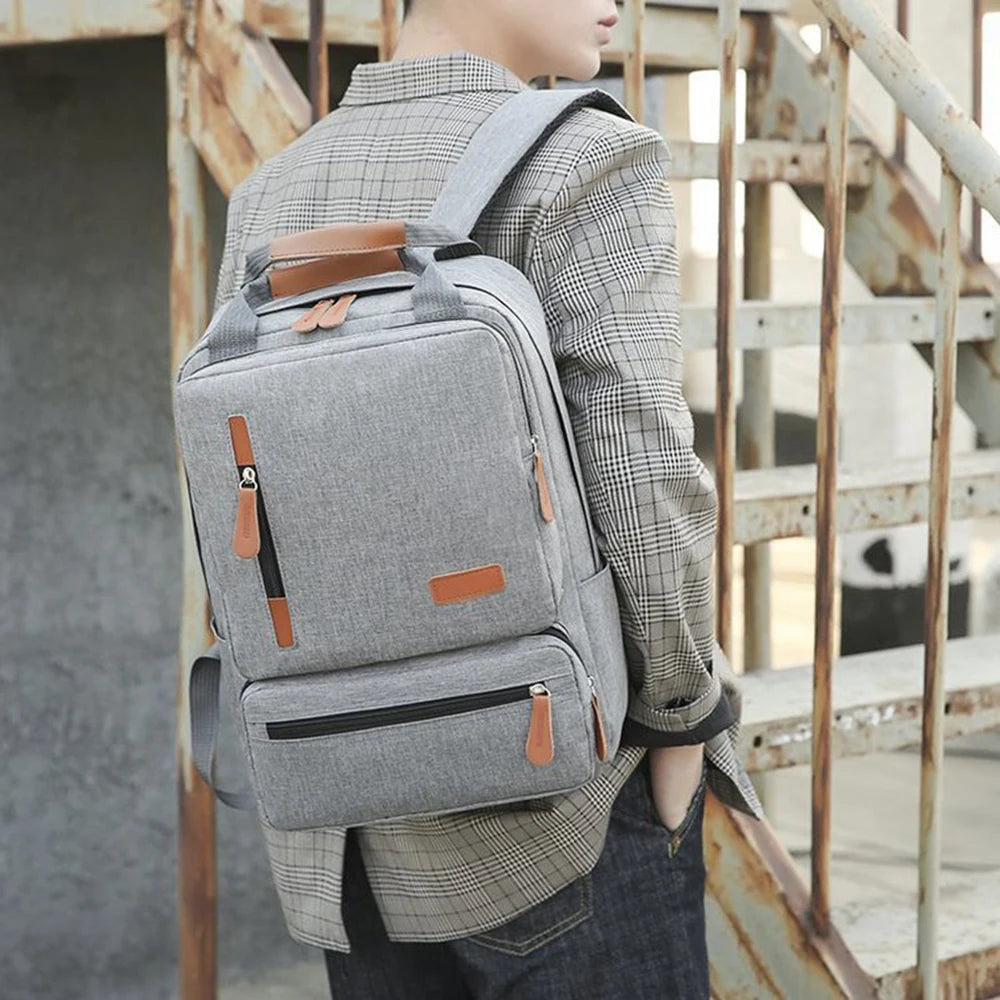 Sac à dos ordinateur en lot de 3 avec sacoche et pochette, nylon