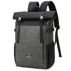 Sac à dos ordinateur homme 15,6 pouces à rabat enroulable extensible