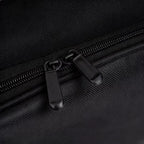 Sacoche ordinateur bandoulière en nylon noir, 15 ou 17 pouces