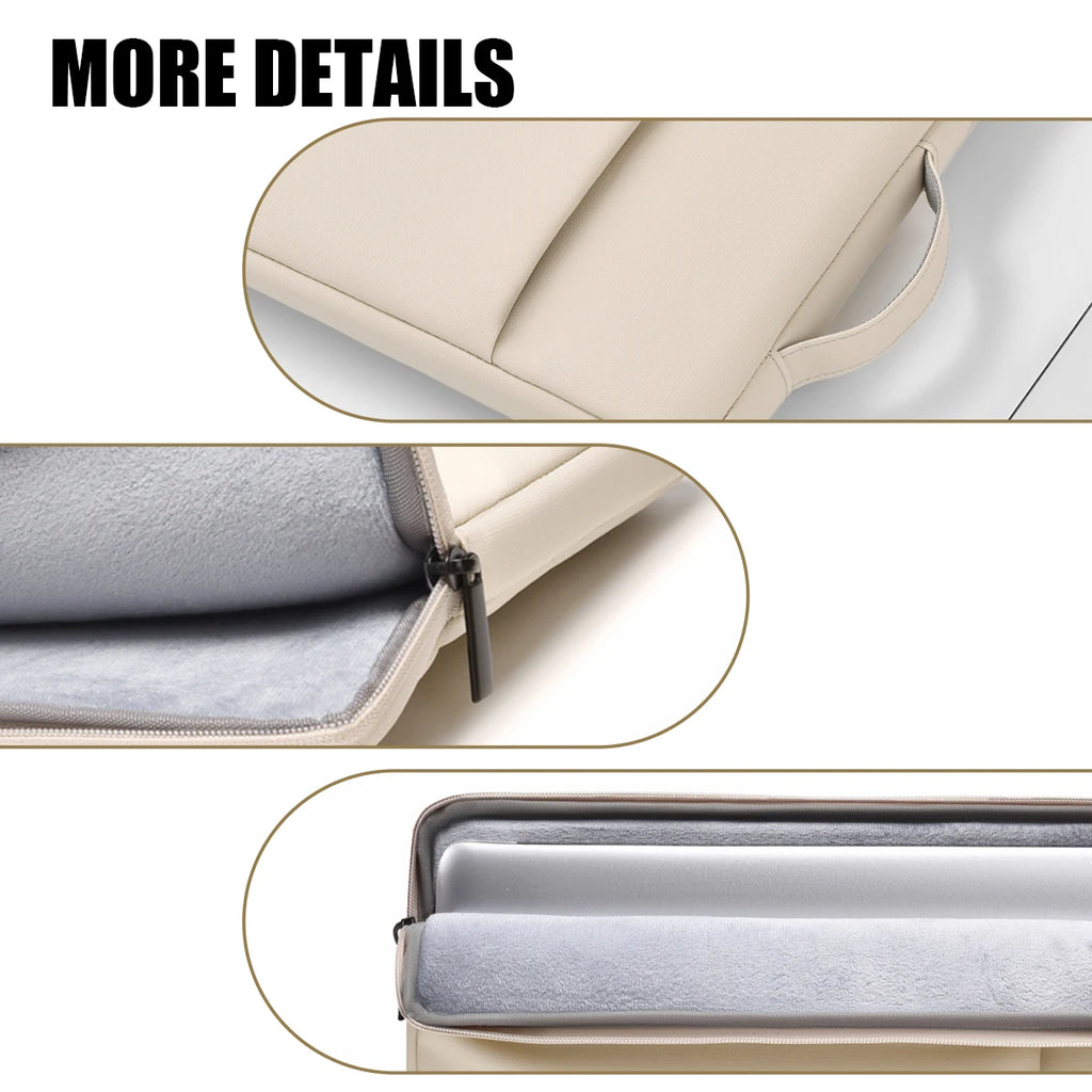 Pochette ordinateur à poche avant en nylon, poignée, 13 à 15 pouces