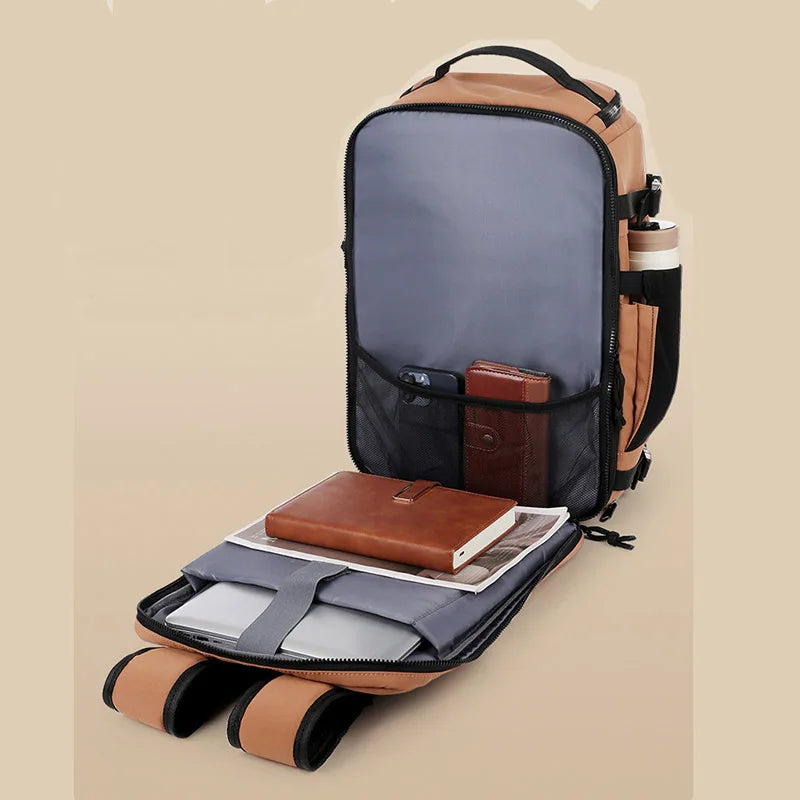 Sac à dos ordinateur de voyage convertible, compartiment chaussures