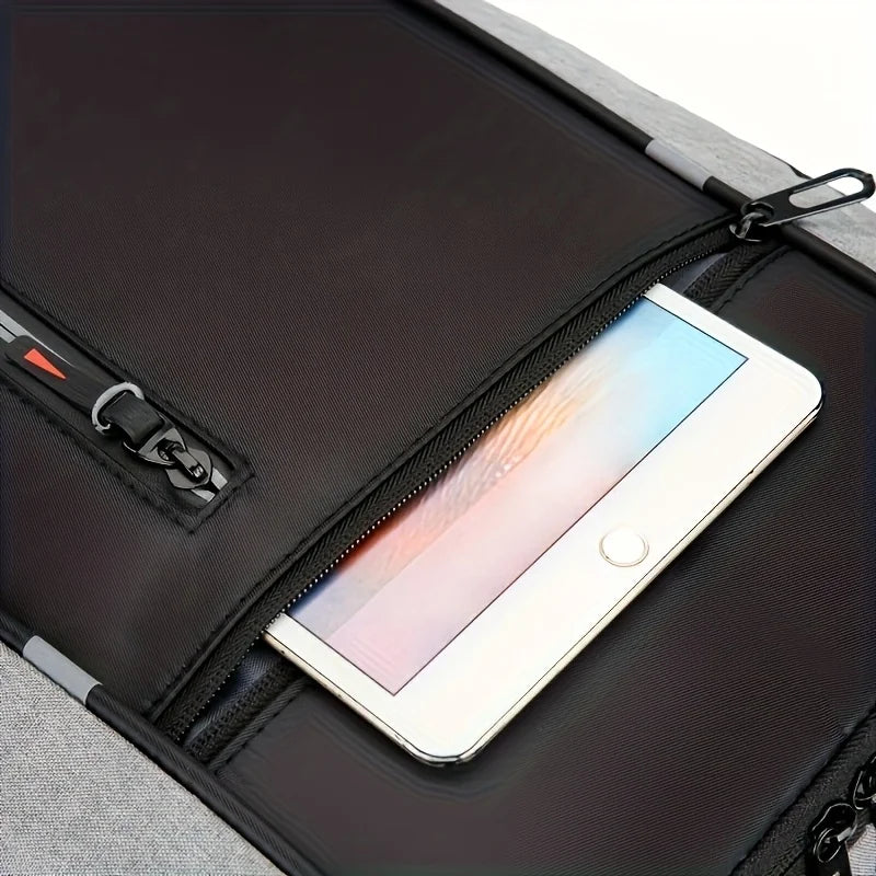 Sac à dos ordinateur USB 15,6 pouces, profil fin de 12 cm