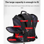 Sac à dos ordinateur grand volume en nylon 1680D, 3 tailles