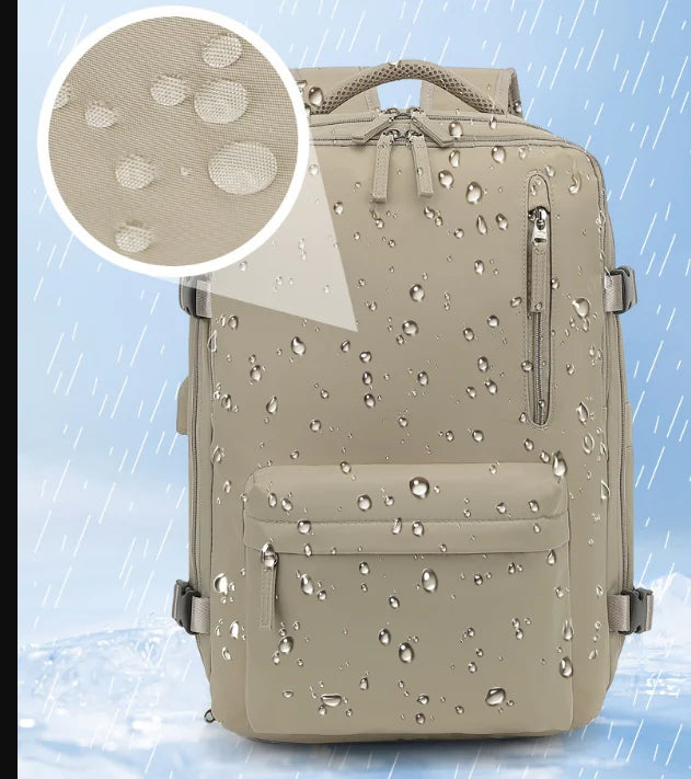 Sac à dos ordinateur USB à ouverture valise