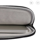 Pochette ordinateur effet croco verni, poche avant pour tablette
