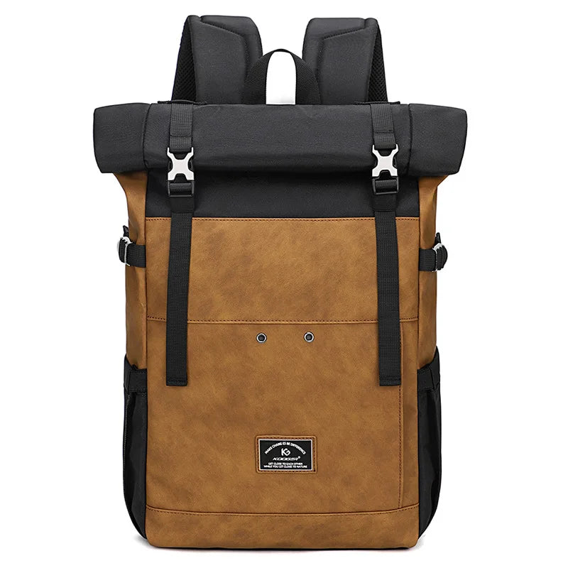 Sac à dos ordinateur homme 15,6 pouces à rabat enroulable extensible