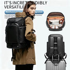 Sac à dos ordinateur homme 50 L avec compartiment à chaussures