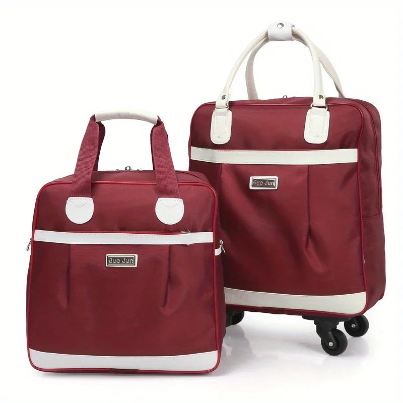 Un trolley ordinateur femme et son sac assorti
