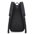 Sac à dos ordinateur homme à façade coque rainurée effet carbone