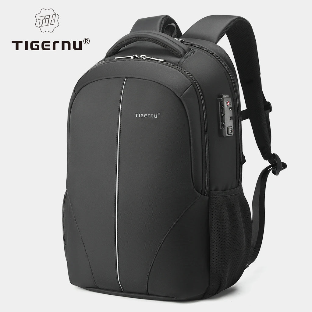 Sac à dos ordinateur antivol 15,6 à 17 pouces, cadenas et port USB