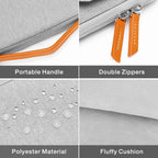 Pochette ordinateur à poignée rabattable, 13,3 ou 14 pouces