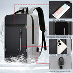 Sac à dos ordinateur homme 15,6 pouces en nylon avec port USB