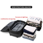 Sac à dos ordinateur 17 pouces antivol, compression sous vide