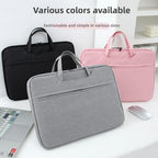 Pochette ordinateur nylon à anses, ouverture à plat, 12 à 15,6 pouces