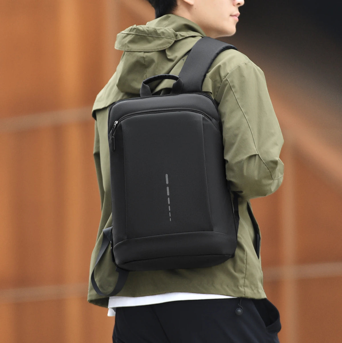 Sac à dos ordinateur extra-plat de 8 cm