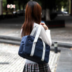 Sac bandoulière ordinateur 15,6 pouces, sac de cours en toile oxford