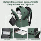 Sac à dos ordinateur USB 15,6 pouces format cabine 40 x 30 x 20 cm