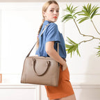 Sacoche ordinateur bandoulière 16 pouces, double zip et deux anses