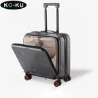 Trolley ordinateur 15,6 pouces à ouverture frontale, extensible