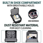 Sac à dos ordinateur 14 pouces format cabine, compartiment chaussures
