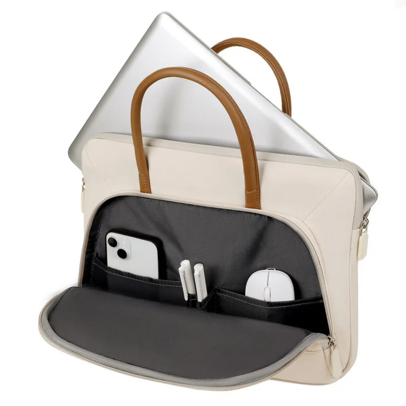 Pochette ordinateur à poignées, poche avant chargeur, 13 à 15 pouces