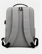 Sac à dos ordinateur homme 15,6 pouces en nylon, port USB latéral