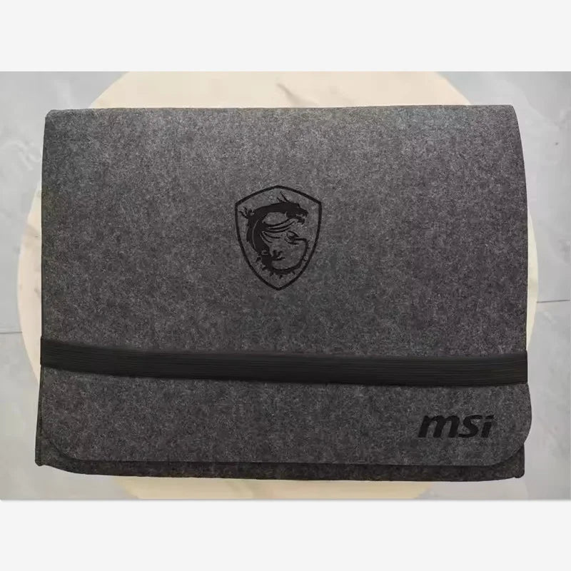 Housse ordinateur 18 pouces en feutrine avec pochette chargeur