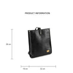Sac à dos ordinateur 16 pouces en simili cuir, format plat rétro